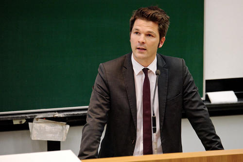 Staatssekretär für Wissenschaft Steffen Krach nannte die aus öffentlicher Hand investierten 11 Millionen Euro „eine gute Einlage“.