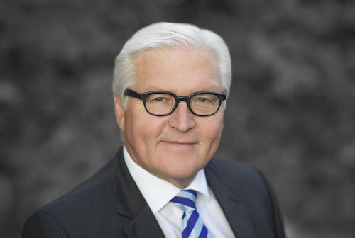 Bundesaußenminister Frank-Walter Steinmeier spricht aus Anlass des 70. Jubiläums der Vereinten Nationen und auf Einladung des UN-Dokumentationszentrums an der Freien Universität mit Studierenden.