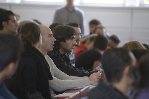 Bei Veranstaltung an der Freien Universität Berlin konnten sich Flüchtlinge über das Welcome@FUBerlin-Programm informieren.