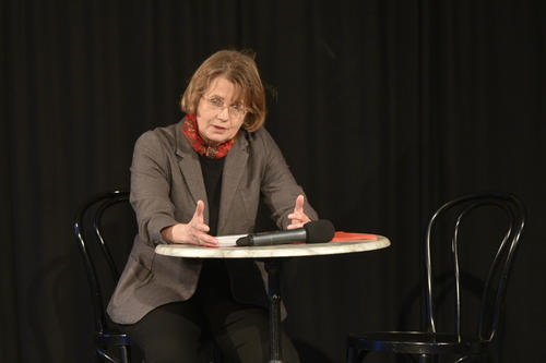 Professorin Gertrud Pickhan hielt einen Vortrag über die „Polenaktion“.