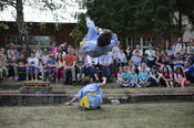 Akrobatische Show-Einlagen am Konfuzius-Institut an der Freien Universität