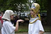 Das Alte Ägypten hautnah erleben konnten Besucherinnen und Besucher der Topoi-Villa in der Dahlemer Hittorfstraße.