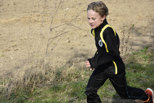 Der achtjährige Mika Schilff ist beim Campus Run der Freien Universität vorne mit dabei. Irgendwann möchte er auch einen Marathon laufen.