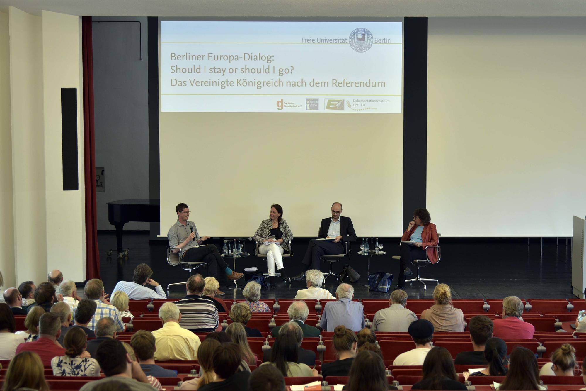 Should I stay or should I go? Beim 4. Berliner Europa-Dialog war der Brexit schon beschlossene Sache.