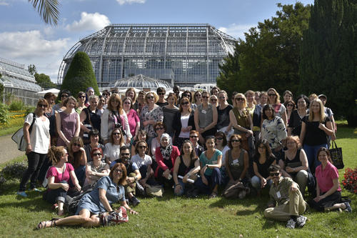 90 Universitätsmitarbeiter aus 28 Ländern kamen im Rahmen der „International Week“ an die Freie Universität. Zum Programm gehörte auch ein Besuch im Botanischen Garten.
