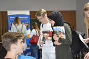 Wie komme ich am besten während des Studiums ins Ausland? Am Mittwoch während der International Week konnten Studierende diese und andere Fragen rund ums Auslandsstudium stellen.