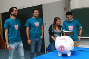 Das adoptierte Sparschwein Frida verhalf dem Team "Freiheit für Frida" zum zweiten "Grow your Team"-Platz und zum dritten "Grow your Likes"-Platz.