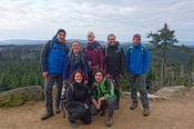 Mitglieder des Uni Wanderclubs Berlin bei einer Wanderung.
