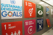Ein Ziel der 17 Sustainable Development Goals, die die Vereinten Nationen für nachhaltige Entwicklung beschlossen haben.