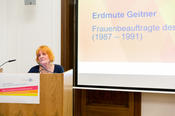 Frau der ersten Stunde: Die Politologin Erdmute Geitner war 1987 die erste Frauenbeauftragte am Otto-Suhr-Institut für Politikwissenschaft der Freien Universität.