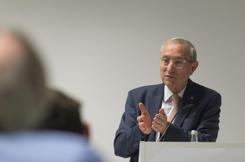 Menachem Ben-Sasson, Historiker und Kanzler der Hebrew University of Jerusalem, hielt die diesjährige Francesca-Yardenit-Albertini-Vorlesung am Seminar für Katholische Theologie.