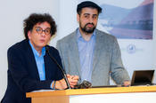 Die Koordinatoren des Workshops: Ayman El-Desouky, Professor für Vergleichende Literaturwissenschaften am Doha Institute, und Islam Dayeh, Juniorprofessor für Arabistik an der Freien Universität Berlin.
