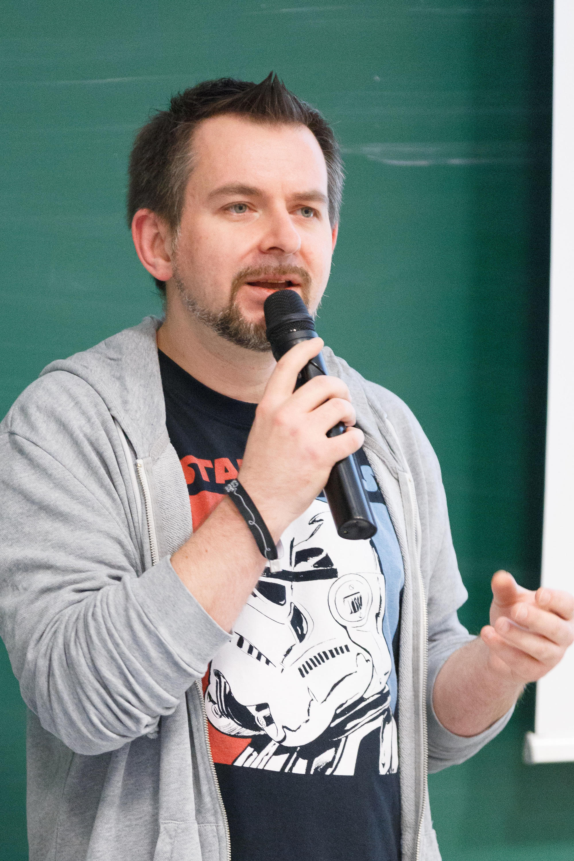 André Lampe moderiert die Eröffnungsfeier der Langen Nacht der Wissenschaften am 9. Juni 2018.