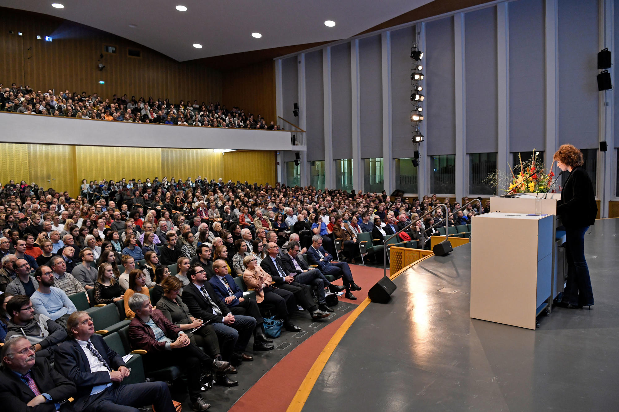 ... im voll besetzten Max-Kade-Auditorium im Henry-Ford-Bau.