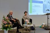 Bei der ersten Kim Dae Jung Lecture an der Freien Universität sprach die ehemalige Premierministerin Südkoreas Han Myeong-Sook über den Friedensprozess auf der koreanischen Halbinsel.
