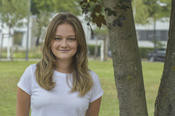 Mit Freude und Fleiß zum Preis: Die russische Jurastudentin Iuliia Voronova von der Freien Universität wird für ihre hervorragenden Leistungen mit dem DAAD-Preis ausgezeichnet.