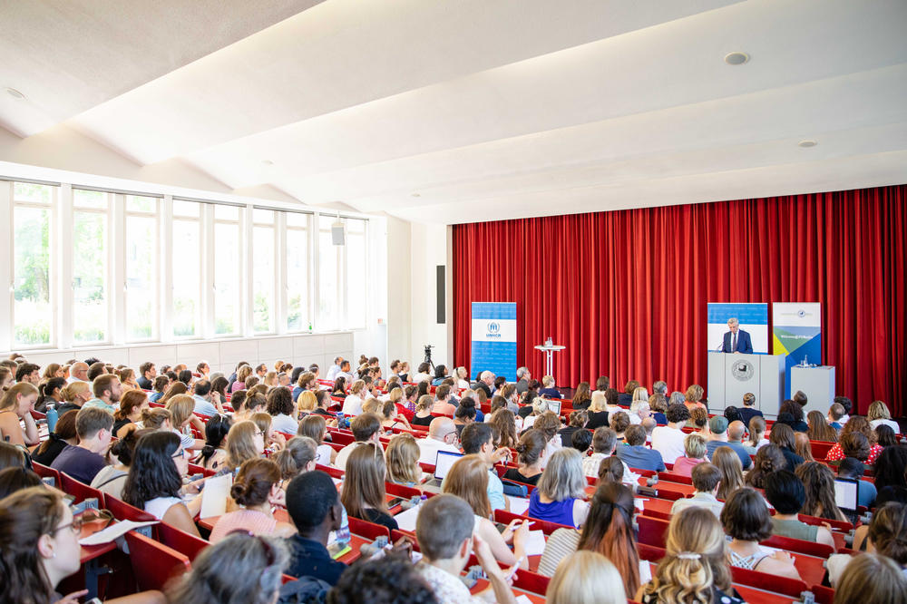 Grandi spoke at Freie Universität two days after World Refugee Day, which takes place every year on June 20. 