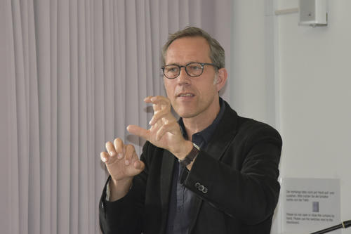 Johannes von Moltke war selbst einmal Stipendiat des „Berlin Program for Advanced German and European Studies". Nun hielt er, inzwischen Professor an der University of Michigan, einen Vortrag im Rahmen des Berlin Programs.