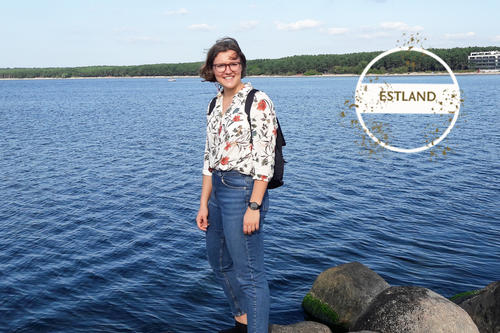 Mit ihr startet unsere Post-aus-Serie: Elena Ruhtenberg studiert ein Semester in Tallinn, der Hauptstadt Estlands.