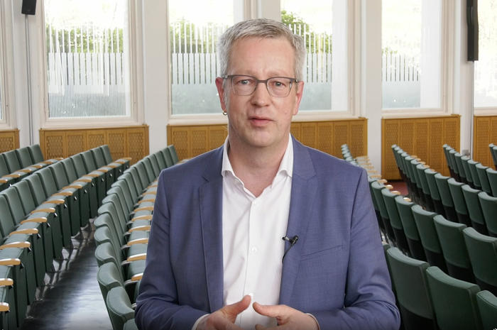 Los gehts: Universitätspräsident Professor Günter M. Ziegler wünscht allen Studierenden einen guten Start ins Semester.