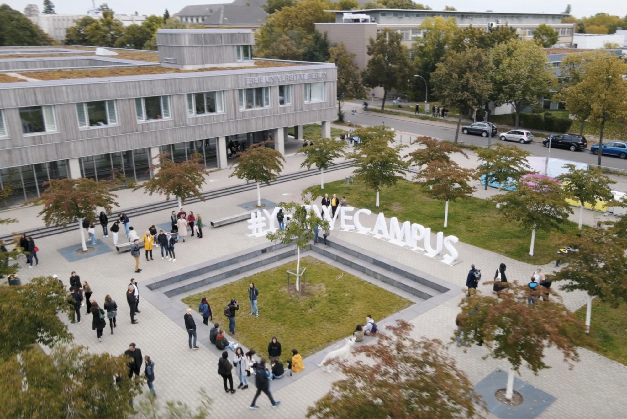 #yeswecampus: Unter diesem Motto fand die Aktionswoche zur Rückkehr in das neue Wintersemester mit weitgehendem Präsenzbetrieb statt.