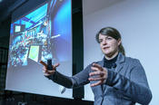 Die Physikerin Monika Aidelsburger von der LMU München erhielt den Klung-Wilhelmy-Wissenschafts-Preis 2021.