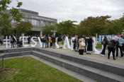 Mit der Aktionswoche #yeswecampus begrüßte die Freie Universität alle Erstsemester, aber auch die Studierenden, die ihre Uni pandemiebedingt noch nicht kennenlernen konnten oder sie seit drei Semestern nicht mehr live gesehen hatten.