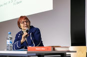 Mechthild Leutner, Sinologie-Professorin der Freien Universität, moderierte die Podiumsdiskussion.