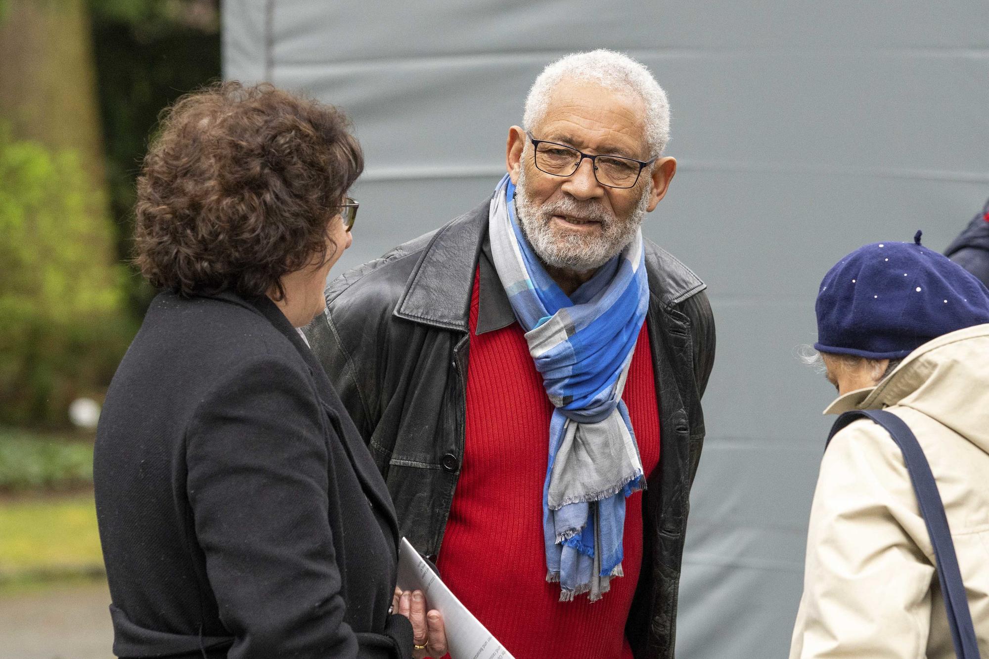 Israel Kaunatjike, Vertreter der Herero in Deutschland.