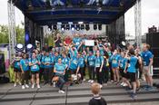 „Team Global“ brachte die meisten Menschen an den Start und gewann damit die Teamwertung.