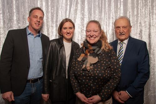 Spitzensport auf Welt-Niveau: Leichtathletin Caterina Granz (auf dem Foto Mitte-links) hat auch an der Stipendienfeier teilnehmen können.