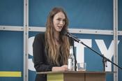Rebecca Rongstock, zuständig für Biodiversitätsmanagement und Leiterin der Initiative Blühender Campus