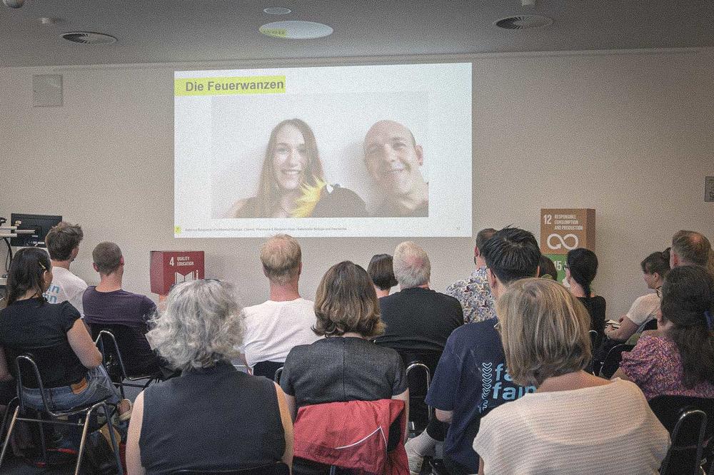 Begeisterung für die Natur wecken will das Programm „Kinder treffen Feuerwanzen“. Entwickelt wurde es von Rebecca Rongstock und Benjamin Haak.