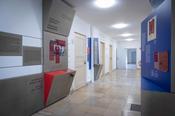 Verteilt auf vier Stockwerke sind die einzelnen Ausstellungsstationen zu sehen.