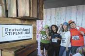 Das Deutschlandstipendium im Blick: Von der Fotobox konnte man sich fotografieren lassen. h