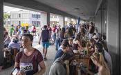 Dann aber musste der Campus Run aus Sicherheitsgründen vorzeitig beendet werden, Läufer*innen und Sommerfest-Gäste mussten ins Gebäude oder sich unterstellen.