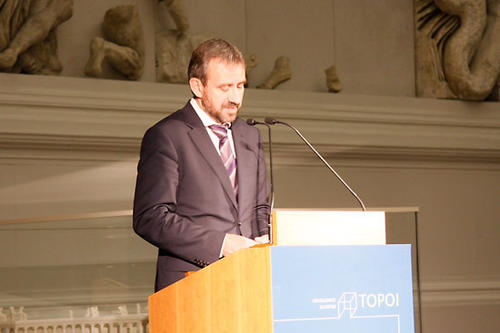 Prof. Dr. Hermann Parzinger, Präsident der Stiftung Preußischer Kulturbesitz, bei seinem Grußwort