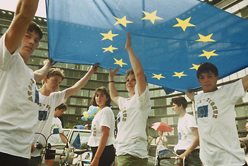 Auf dem Weg zu einem gemeinsamen Europa.