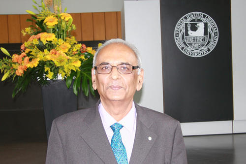 Balasundaram Subramanian, Professor für Germanistik, Philosophie und Politologie in Indien, betreut Forschungsprojekte zwischen der Freien Universität und der Universität in Neu Delhi