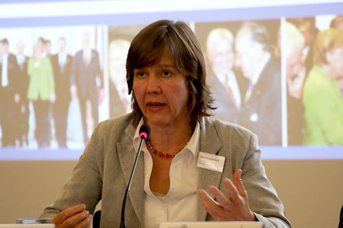 Professorin Margreth Lünenborg von der Arbeitsstelle Journalistik am Institut für Publizistik- und Kommunikationswissenschaft der Freien Universität