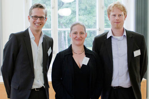 Dr. Karsten Stein, Vorsitzender des „Netzwerks Unternehmertum“, Prof. Liv Kirsten Jacobsen, stellvertretende Vorsitzende und Steffen Terberl, Finanzvorstand (v.l.n.r.).