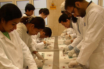Auf dem Campus Berlin-Düppel finden Grundausbildungsgänge für Wissenschaftler aus Schwellen- und Entwicklungsländern statt.