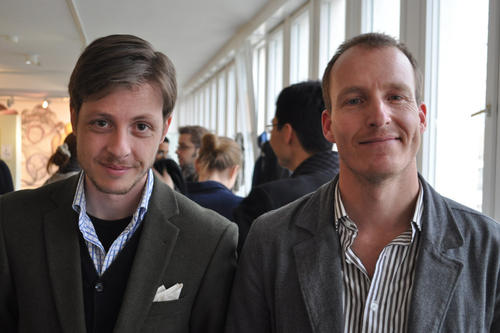 Teilnehmer des Postdoc Fellowship Programms der Dahlem Research School: Rob Boddice (l.) und Christoph Bachhuber (r.)