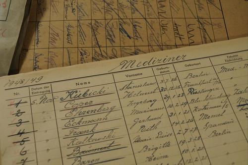 Die Vergabeliste mit der Matrikelnummer 1 ist im Universitätsarchiv verwahrt