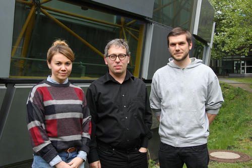 Die Genitiv-Forscher (v.l.n.r.): Tanja Ackermann, Horst Simon, Christian Zimmer