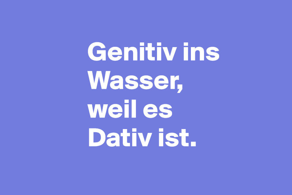 Weil der Genitiv in germanischen Sprachen so wandlungsfähig ist, ist der Fall ein interessantes Forschungsobjekt für Linguisten: Vom 22. bis 24. Mai findet an der Freien Universität eine Tagung statt.