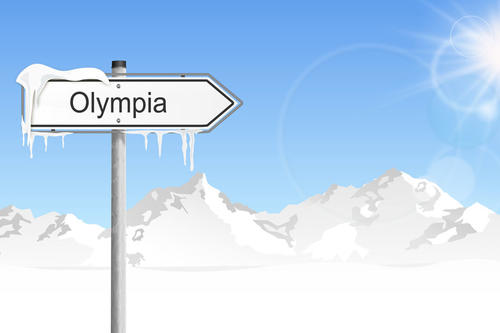 Wo bitte geht's zu den Olympischen Winterspielen 2022? Auf jeden Fall Richtung Asien: Das olympische Motto schneller, höher, stärker wird 2022 entweder in Kasachstan oder China ausgerufen.