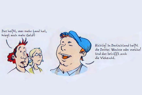Zehn Protagonisten aus zehn verschiedenen Ländern geben in dem Sachcomic Einblick in ihre momentane Ernährungssituation.