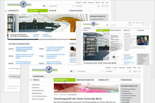 Die abgebildeten Musterseiten verdeutlichen schon einmal das neue Design, zeigen aber nicht, wie die Seiten nach dem Relaunch aussehen werden, weil Inhalte und Layout noch bis Juni fertiggestellt werden.