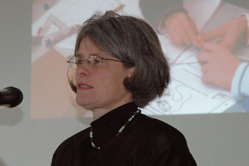 Die "Pollen"-Koordinatorin für Deutschland, PD Dr. Petra Skiebe-Corrette von der Freien Universität eröffnete den "TuWaS! Workshop" im Botanischen Garten